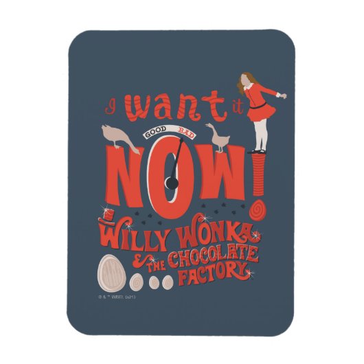 Veruca塩 – 今すぐ欲しい！ マグネット (縦)