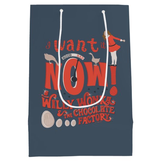 Veruca塩 – 今すぐ欲しい！ ミディアムペーパーバッグ (裏面)