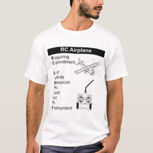 VeryおもしろいRC飛行機説明Tシャツ Tシャツ