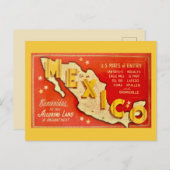 Veryヴィンテージメキシコハガキ ポストカード (正面/裏面)