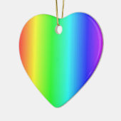 Very かわいらし Rainbow >ハートオーナメント セラミックオーナメント (左)