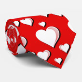 Very エレガント Loveハートとバレンタインデー ネクタイ (ロール)