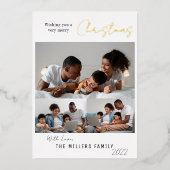 Very エレガント Merry Christmas 3の写真 箔シーズンカード (正面)