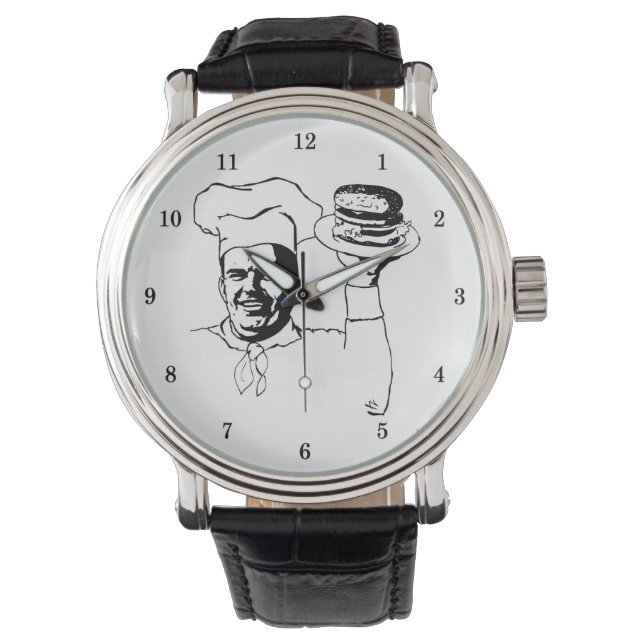 Very クール Chef Wrist Watch 腕時計 (正面)