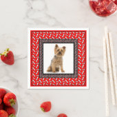 Very ファンシー Dog's Birthday Partyペットの写真を追加 スタンダードカクテルナプキン (インサイチュ)