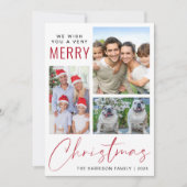 Very メリー 4 Photo Chrimas シーズンカード (正面)
