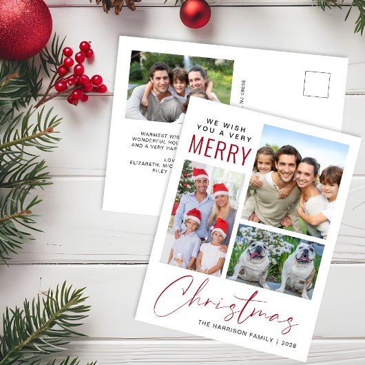 Very メリー 4 Photo Chrimas シーズンポストカード