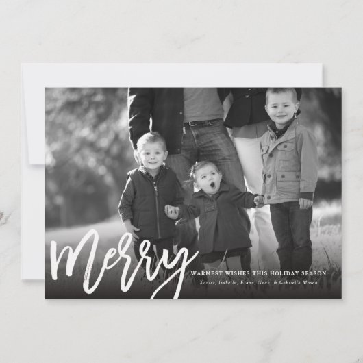 Very メリー Holiday Photo Card シーズンカード (正面)