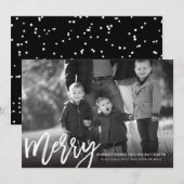 Very メリー Holiday Photo Card シーズンカード (正面/裏面)
