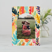 Very メリー Photo縁ど Christmas Card 箔シーズンカード (立ち正面)