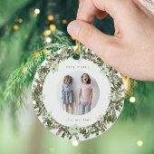 Very メリー Pineとフローラフォトリース セラミックオーナメント