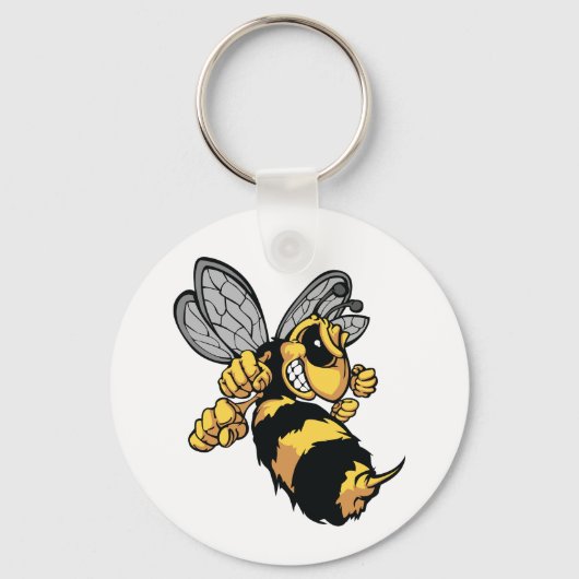 Very 怒 Bee Keychain キーホルダー (正面)
