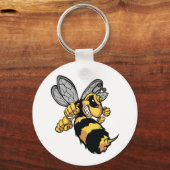 Very 怒 Bee Keychain キーホルダー (正面)