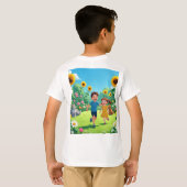 Very beautiful and very nice design on t shirts  tシャツ (裏面フル)