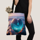 Very beautiful romantic heart picture AI トートバッグ (クローズアップ)