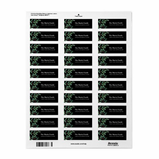 Very Berry Collection ラベル (フルシート)