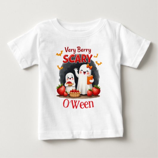 Very Berry Scary O’Ween ベビーTシャツ (正面)