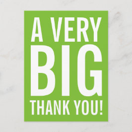 Very Big Thank Youポストカード ポストカード