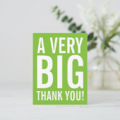 Very Big Thank Youポストカード ポストカード (スタンド正面)