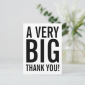 Very Big Thank Youポストカード ポストカード (スタンド正面)