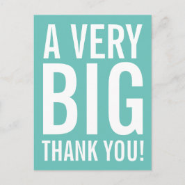 Very Big Thank Youポストカード ポストカード