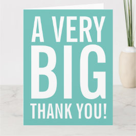 Very Big Thank You Big Greeting Card サンキューカード