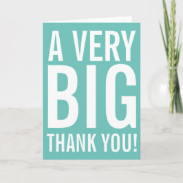 Very Big Thank You Greeting Card サンキューカード