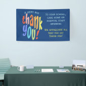 Very Big Thank You Valiation Hospital School 横断幕 (トレードショー)