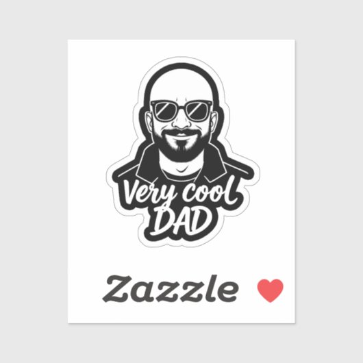 Very cool dad  シール (シート)