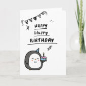 very cute Birthday Card  カード (正面)