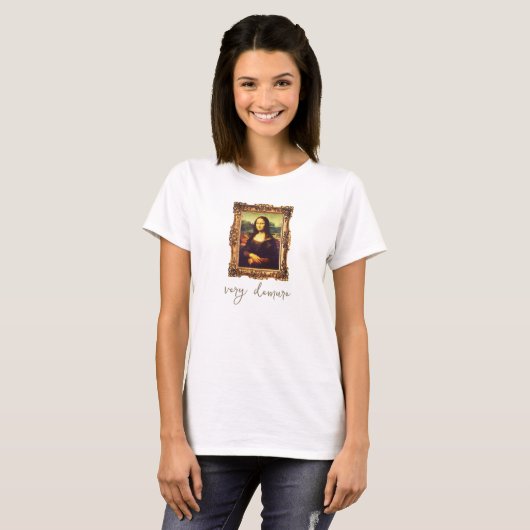 Very Demure Mona Lisa Renaissance Art Tシャツ (正面フル)