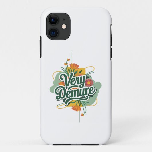Very Demure Very Mindful Trend Demure & Mindful Case-Mate iPhoneケース (裏面)
