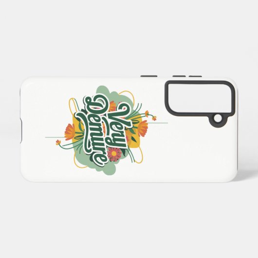 Very Demure Very Mindful Trend Demure & Mindful Samsung Galaxyケース (裏面横)