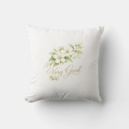 Very Good Floral Throw Pillow Elegant Design クッション