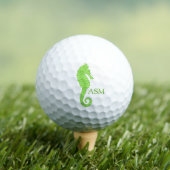 Very Green Seahorse Golf Balls ゴルフボール (インサイチュ 木)