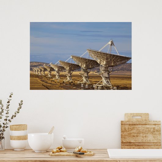 Very Large Array aka National Radio Astronomy ポスター (キッチン)