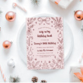 Very Merry Birthday Bash | Christmas Party 招待状