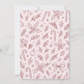 Very Merry Birthday Bash | Christmas Party 招待状 (裏面)