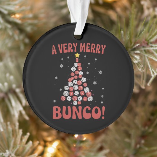 Very Merry Bunco Christmas Tree Dice Game Night オーナメント (ツリー)