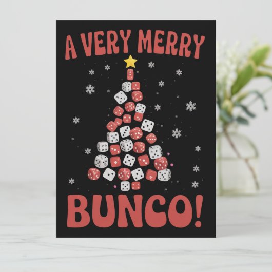 Very Merry Bunco Christmas Tree Dice Game Night シーズンカード (スタンド正面)