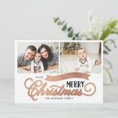 Very Merry Christmasバラ金ゴールド2写真 シーズンカード (スタンド正面)