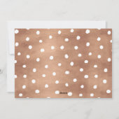 Very Merry Christmasバラ金ゴールド2写真 シーズンカード (裏面)