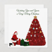 Very Merry Christmas Card シーズンカード (正面/裏面)