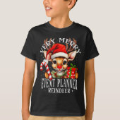 Very Merry Event Planner Reindeer Matching Christm Tシャツ (正面)