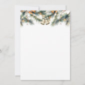 Very Merry Santa and Elf Christmas Birthday Party 招待状 (裏面)