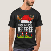 Very Merry X-mas Referee Matching Christmas  Tシャツ (正面)