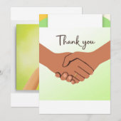 Very nice design for  サンキューカード (正面/裏面)