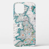 Very Old Antique Map of Britannia Case-Mate iPhone iPhoneケース (裏面)