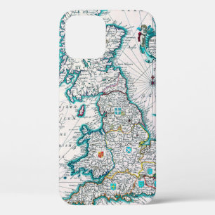 Very Old Antique Map of Britannia Case-Mate iPhone 12ケース