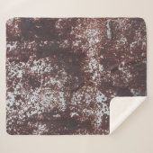 Very old rusted sheet iron. Textured metal surface シェルパブランケット (正面(横))
